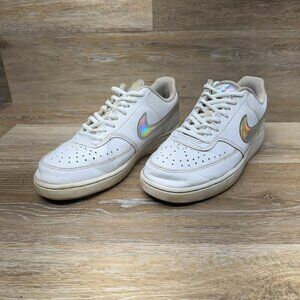 Nike Court Vision Low Next Nature White Leather Sneaker Women's Size 7